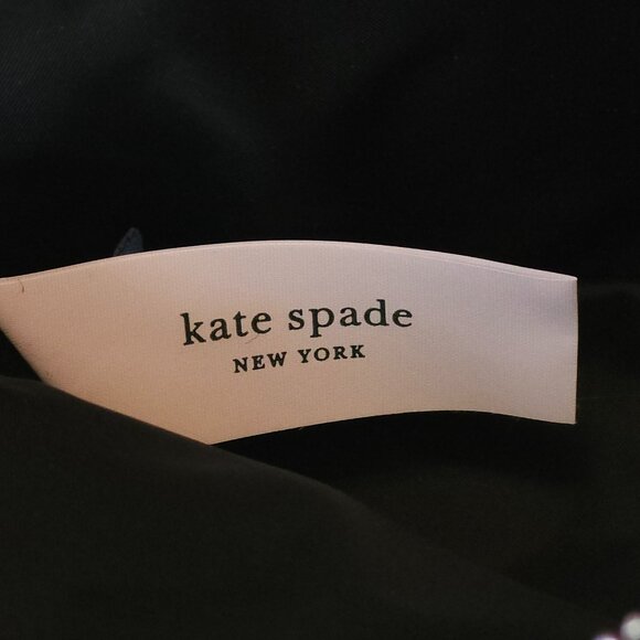 KATE SPADE Cameron Medium Dome Cosmetic Clutch Makeup Bag BLACK - Picture 4 of 4